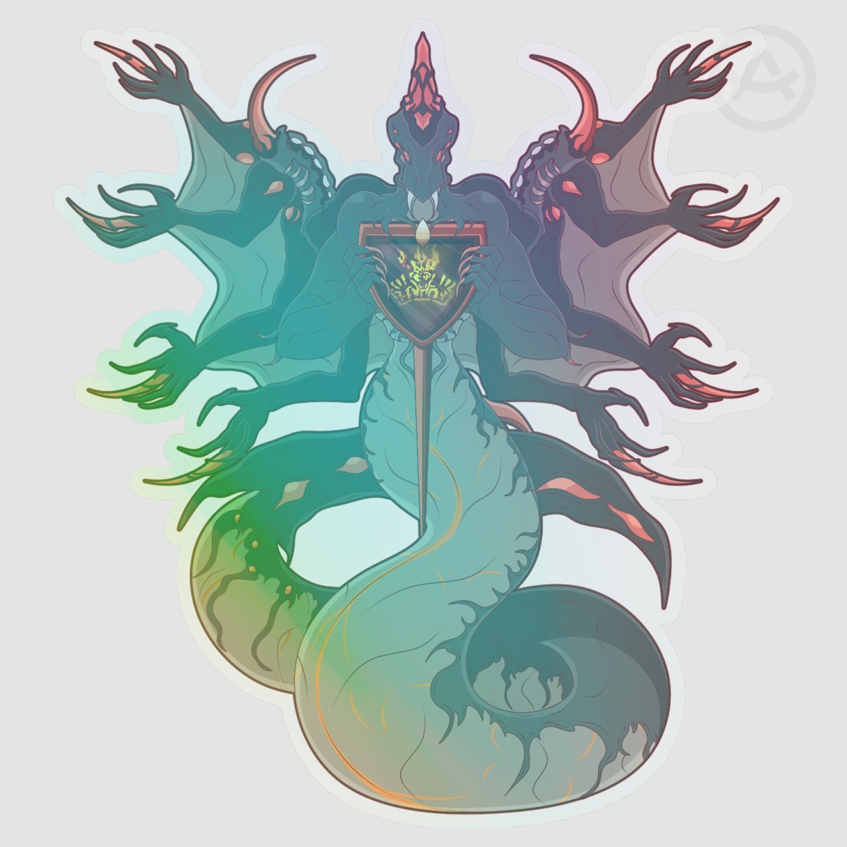 Glory Incarnate Clear PET Vinyl Die Cut Stickers [Final Fantasy XIV FFXIV FF14]