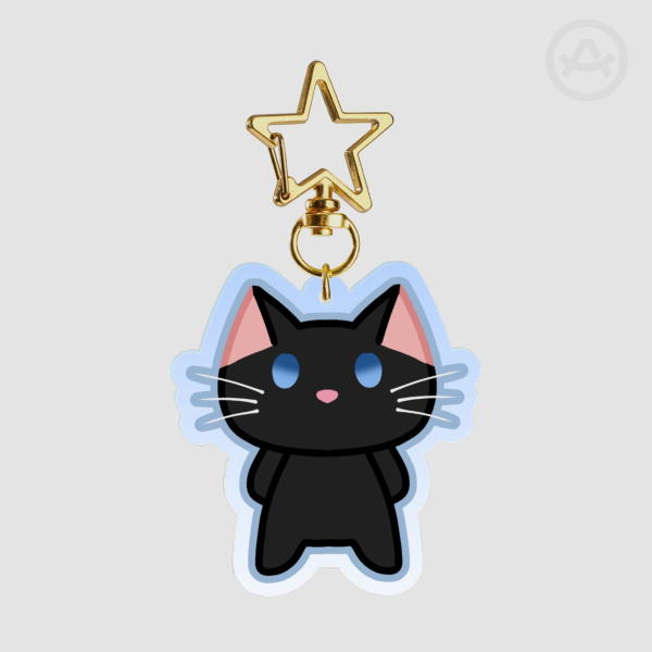 Colored Edge Acrylic Keychains