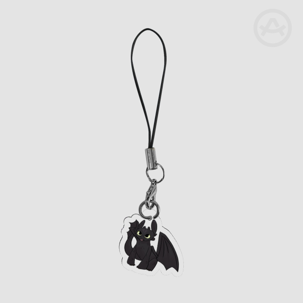 Toothless Acrylic Phone Charm