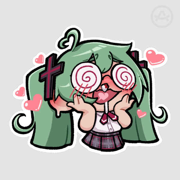 [ Vocaloid ] Rotten Girl Miku Sticker