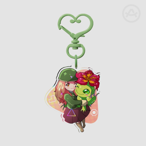 [Digimon] Mimi and Palmon Keychain