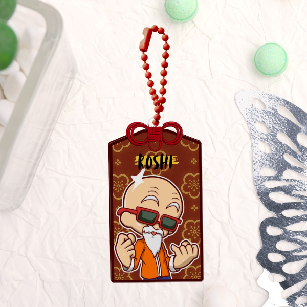 V2 Master Roshi Omamori DragonBall Full Bleed Acrylic Keychain