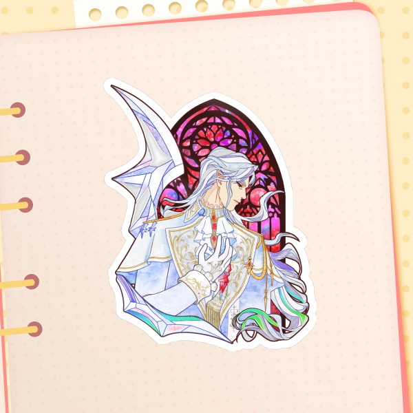 SYLUS SILVERWING LOVE AND DEEPSPACE Hot Foil Stamping Die Cut Stickers