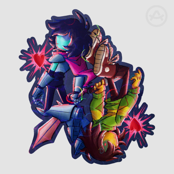 Deltarune Kris Duality Sticker