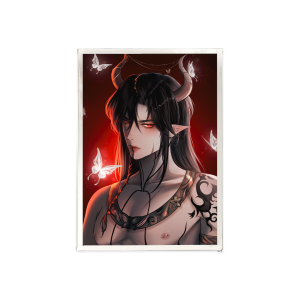 Hua Cheng Demon Art Boards with Silver-Edged