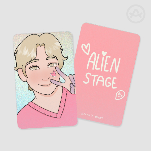 Luka Heart Holographic Photocard  | Alien Stage