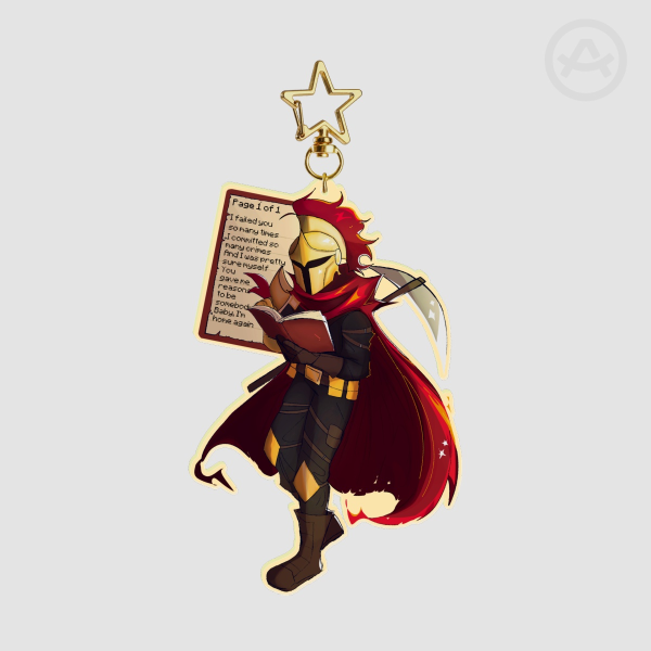 Jumbo Double Sided d3rlord3  Acrylic Keychain (sfawtde)