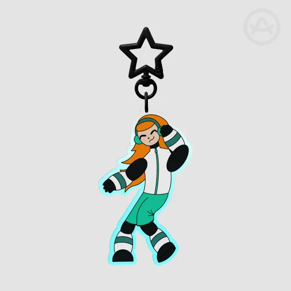 Dancing Eleven acrylic keychain 