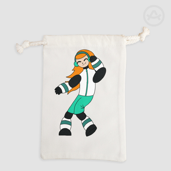 Dancing Eleven drawstring pouch