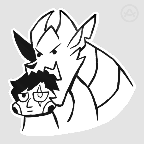 Chomp Die Cut Sticker