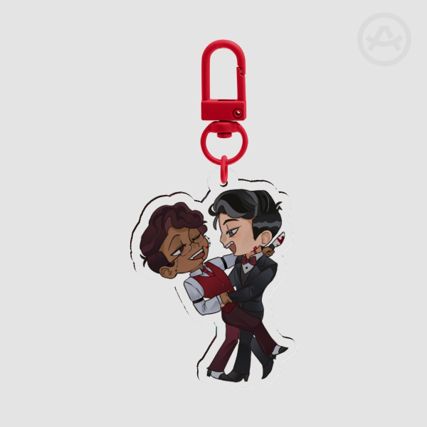 Vox & Alastor – Acrylic Keychain