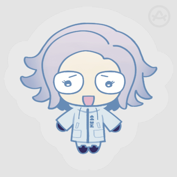 Li'l Eito Aotsuki Clear PET Vinyl Sticker | Hundred Line