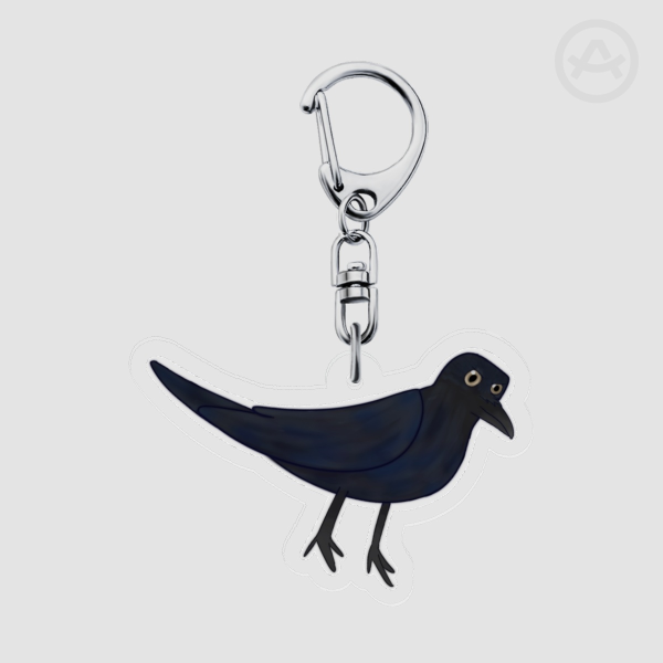 Crow Keychain