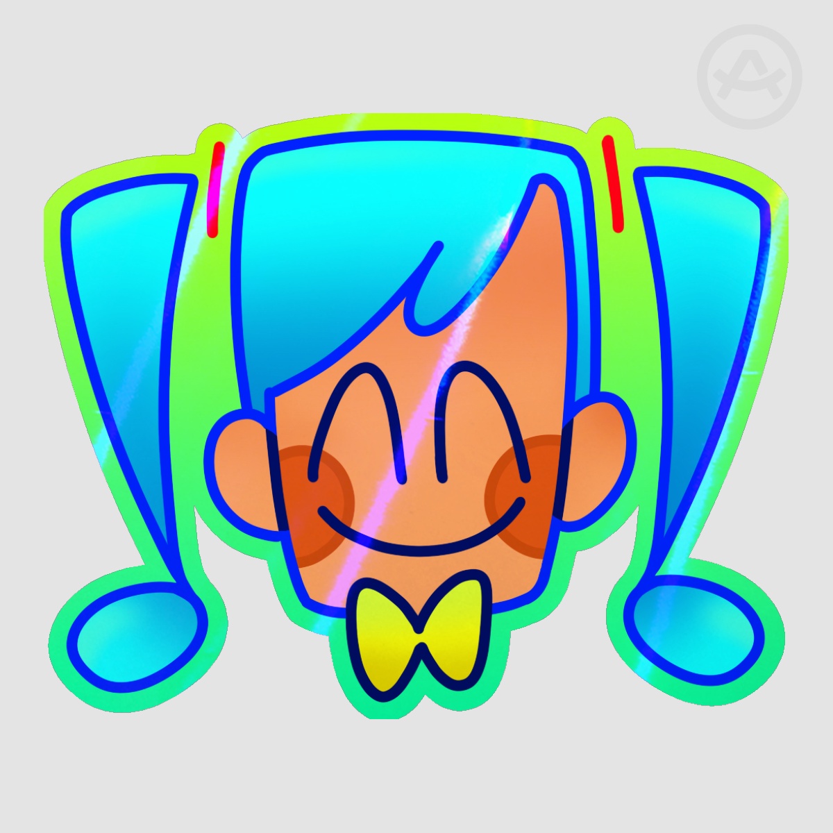 Static miku sticker