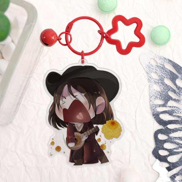 Burn Jaskier Epoxy Acrylic Keychains