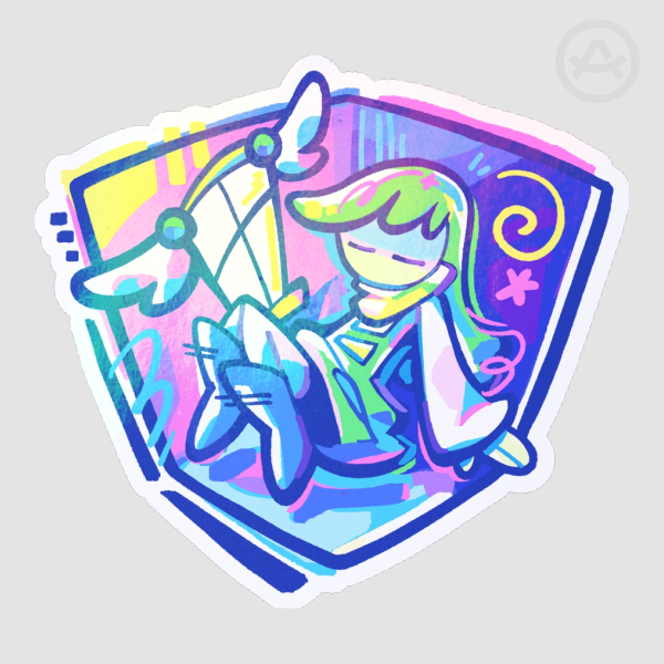self-contained - OC Sticker