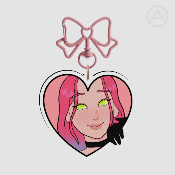 Mizi heart bag charm  | Alien Stage