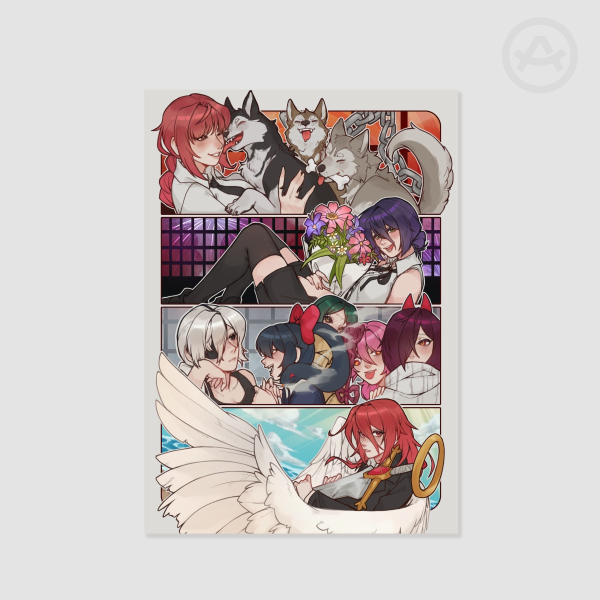 [ CSM ] Makima, Reze, Quanxi, Angel Devil Poster