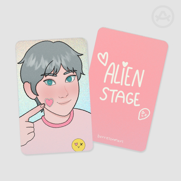 Till Heart Holographic Photocard  | Alien Stage