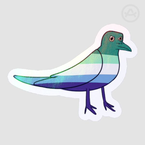 MLM/Gay flag bird