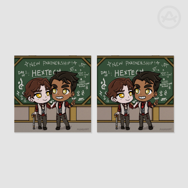 Jayvik Hextech Pearl Paper Print