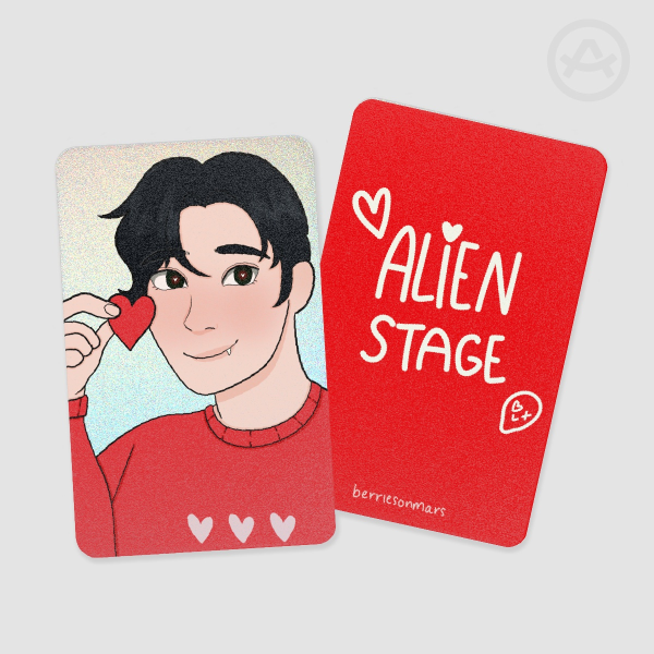 Ivan Heart Holographic Photocard  | Alien Stage