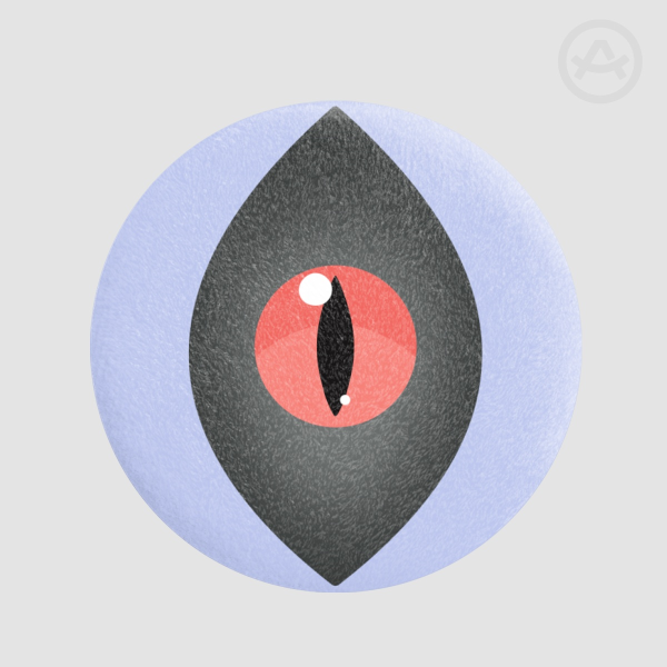 Akemi Eye Plush Badge [AITSF]
