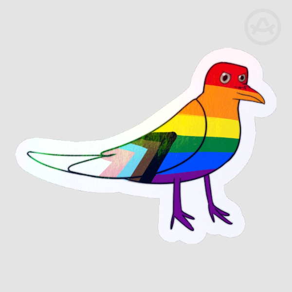 Pride flag Bird