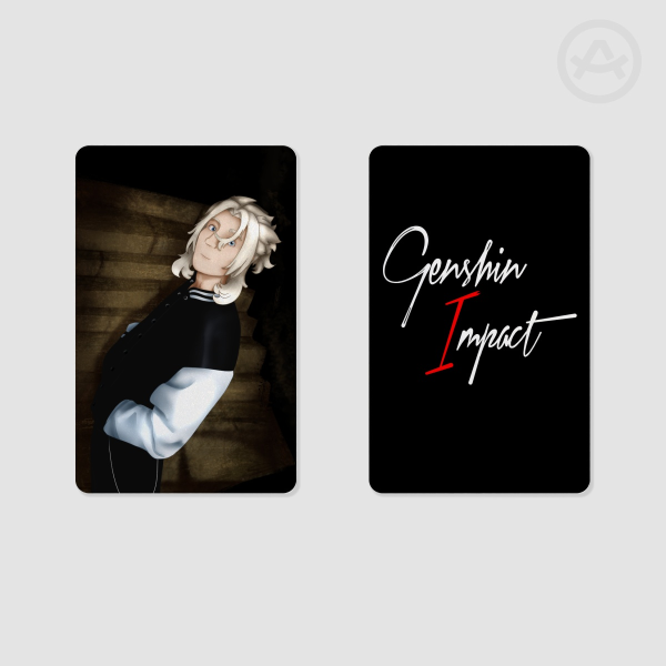 Albedo x Bang Chan Photocard | Genshin Impact x Stray Kids