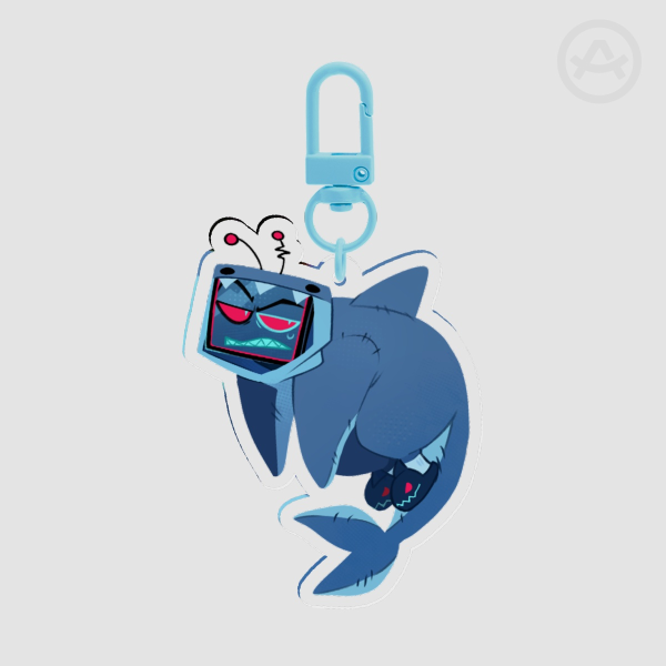 Vox Shark Onesie Keychain (Hazbin Hotel)