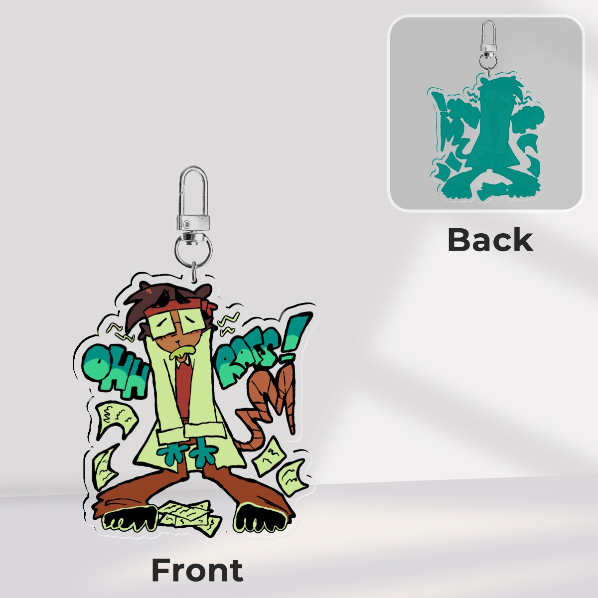 Doied - QSMP Keychain by Fxshbonezz - ACGGOODS