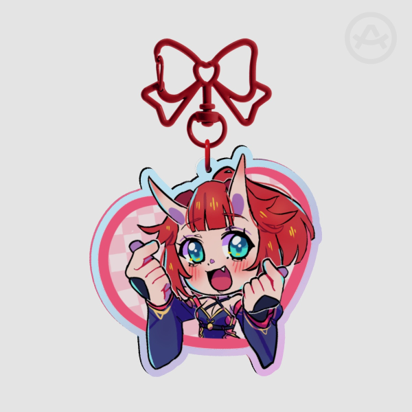 Sumi oni -  Rainbow Acrylic Keychains