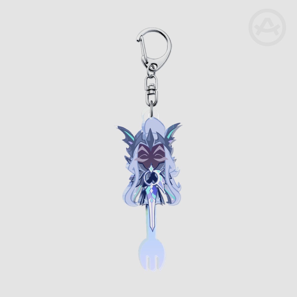 Elder Faerie Fork Acrylic Keychain