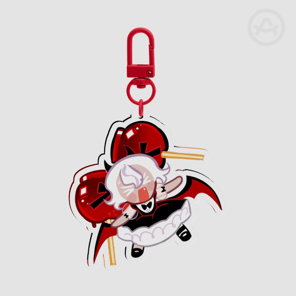 Candy Apple Cookie | CRK | Clear Acrylic Keychains