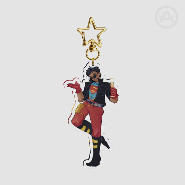 Superboy Kon-El New Year's Keychain