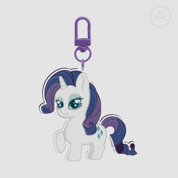 Chibi Rarity Acrylic Keychains