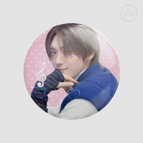 𝄞 24/7club – Youngjae Holo Pin