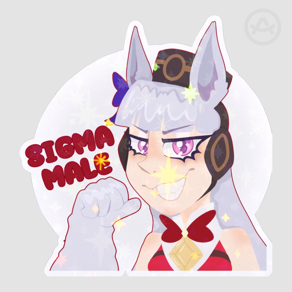 Umamusume Gold ship Sticker