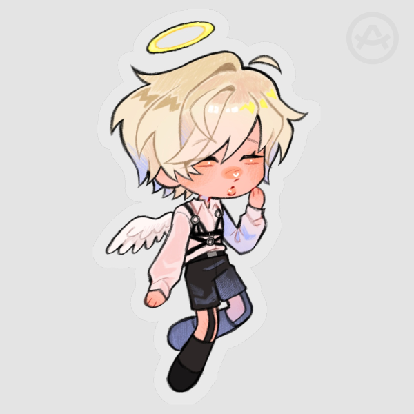 Angel Daesung Clear Vinyl Sticker