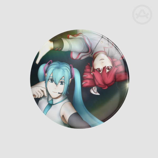 Idols Button | Hatsune Miku & Kasane Teto