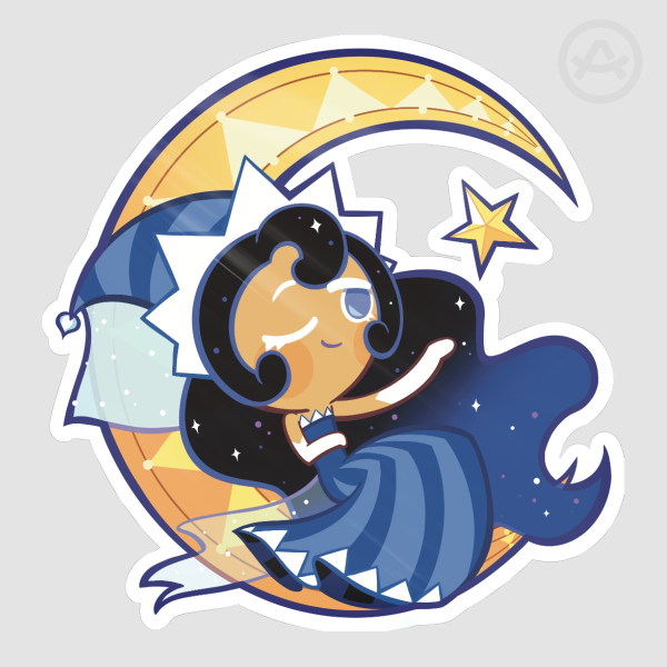 [Cookie Run - Legendary Set A] Moonlight Cookie Sticker
