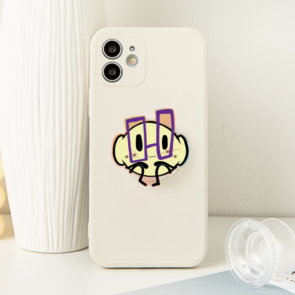 Acrylic Airbag Phone Holder - 1.96"(50mm), Rainbow