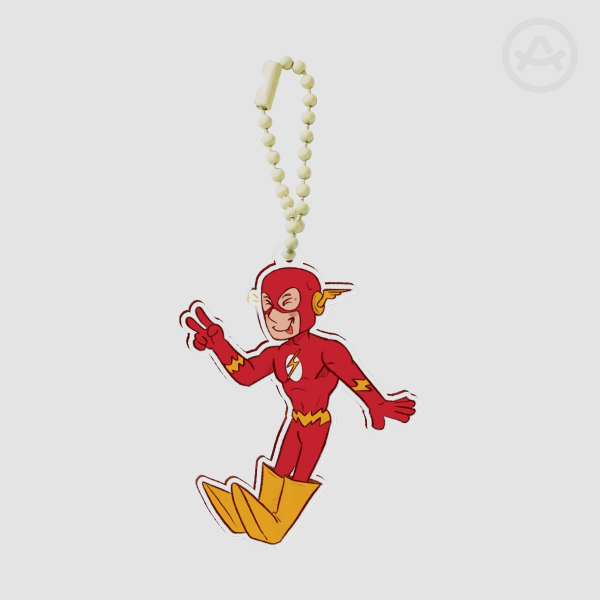 The Flash Silly Keychain