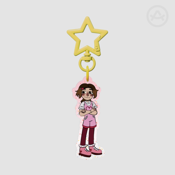 Max Justice Acrylic Keychain