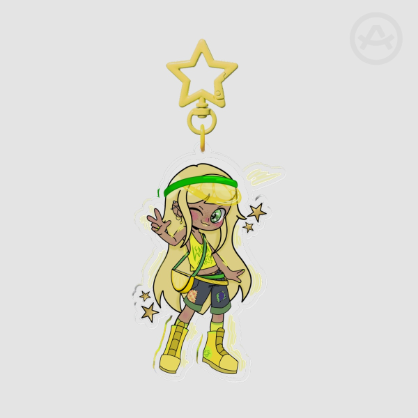 Lemon zest Keychains