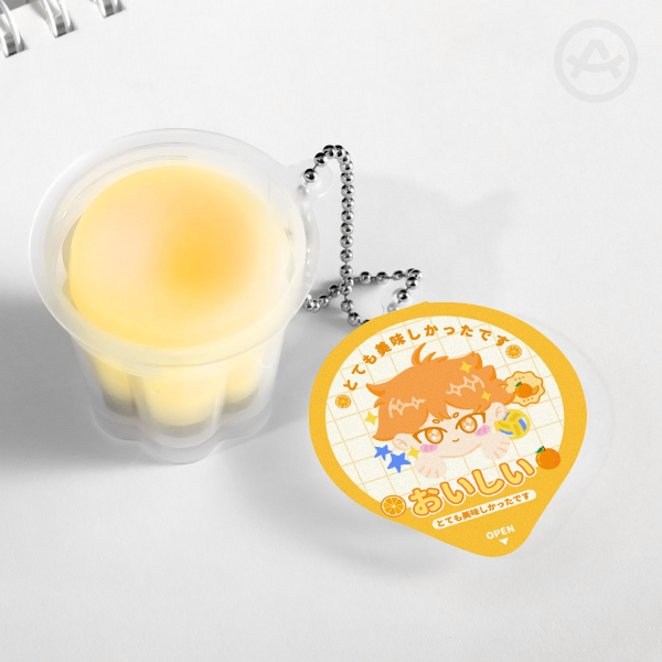 Haikyuu Hinata Squishy Pudding Jelly Charms