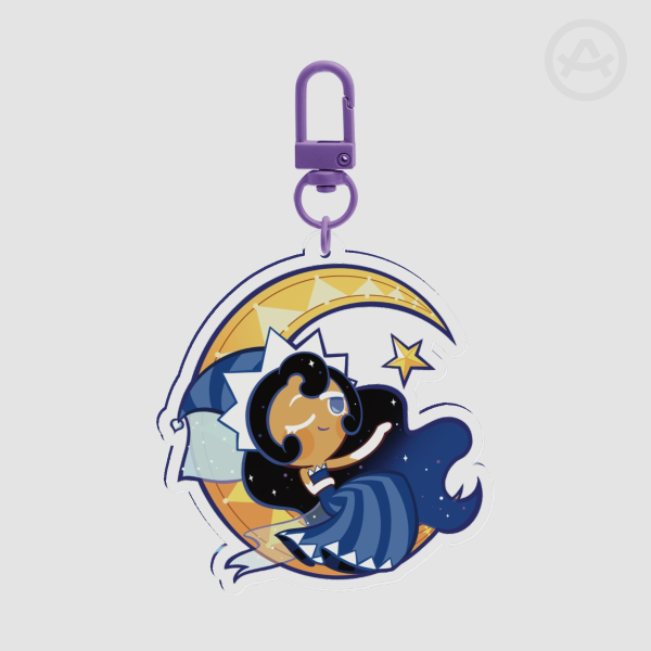 [Cookie Run - Legendary Set A] Moonlight Cookie Keychain