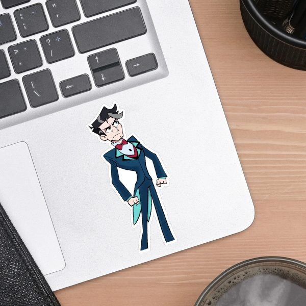 Vincent gumpy soft touch sticker