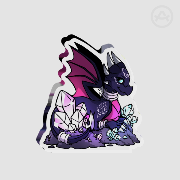 Nostalgic Black Dragon mini standee