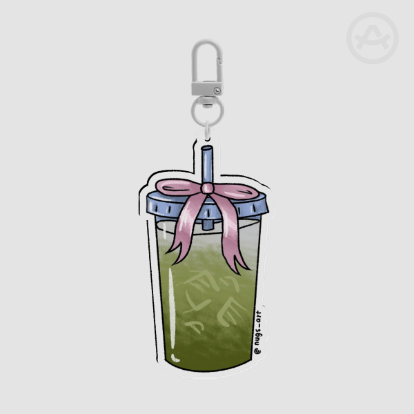 Iced Matcha Acrylic Keychains